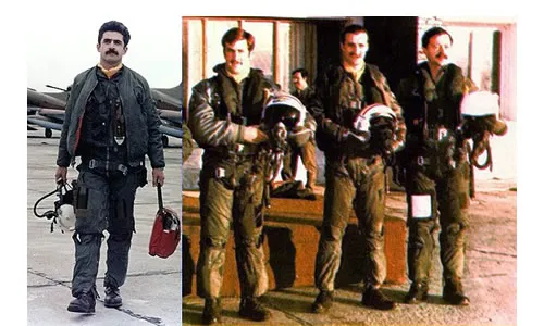 Capitán Carballo , alférez Barrionuvo , teniente Rinke y primer teniente Velasco