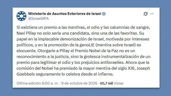 posteo-ministerio-de-asuntos-exteriores-de-israel
