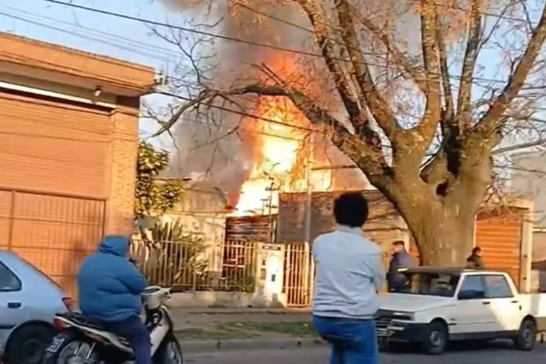 Incendio Casa Zona Norte