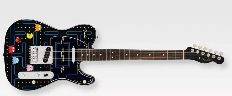 guitarra-fender-pac-man 2