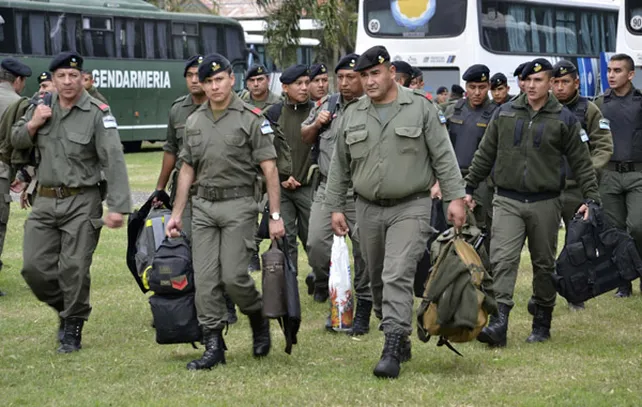 los-efectivos-gendarmeria-nacional-regresaron-la-ciudad-luego-la-salida-hace-algunos-meses