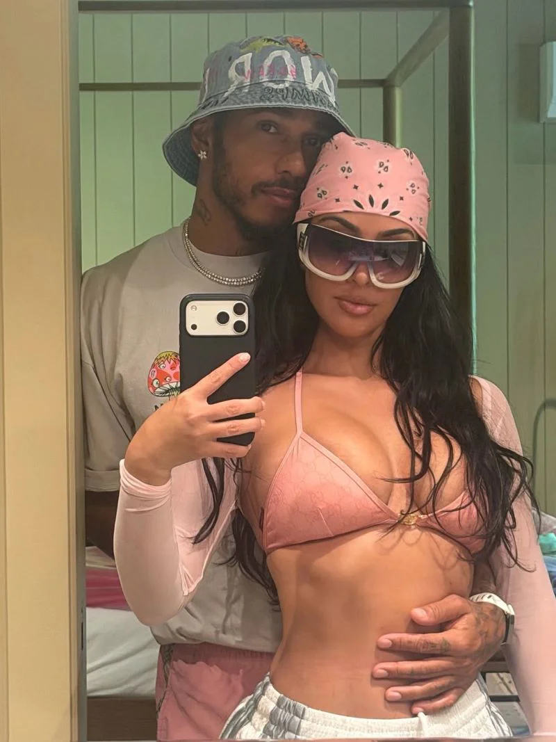 Kim Kardashian y Lewis Hamilton 3