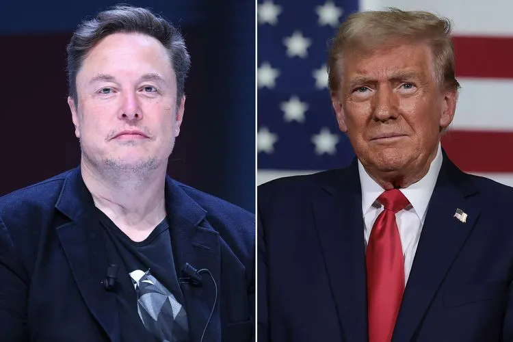 elon musk-donald trump