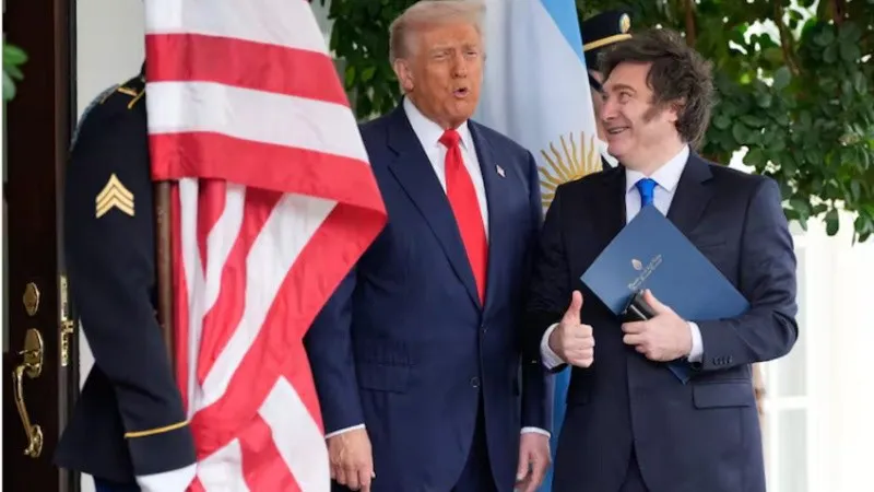 trump y Milei