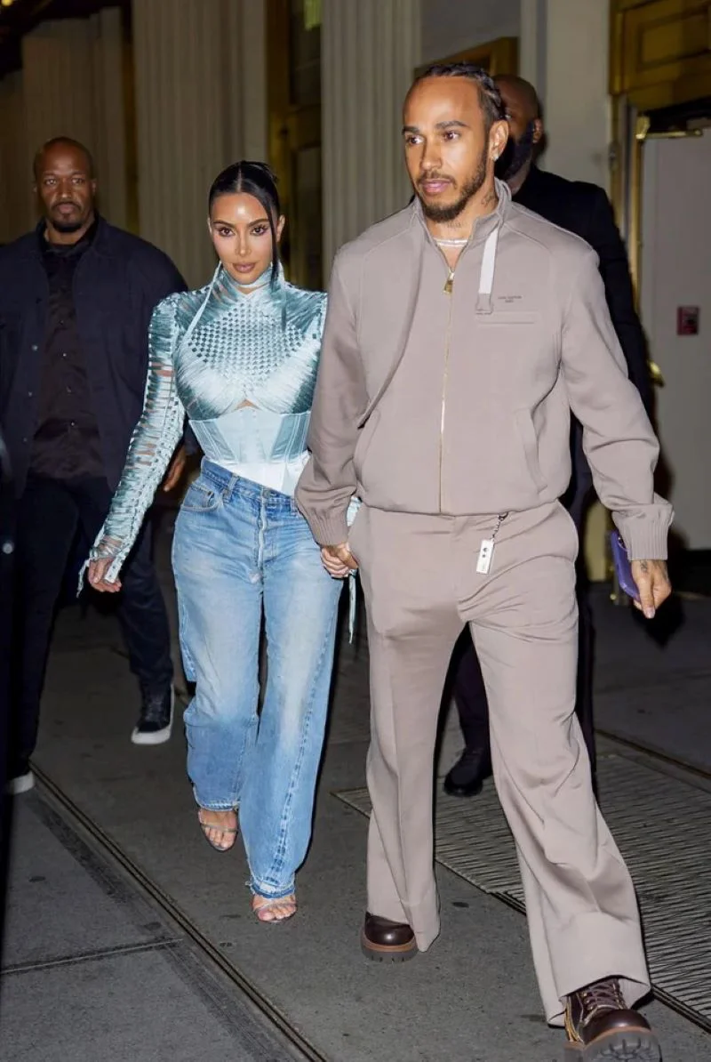 Kim Kardashian y Lewis Hamilton 2