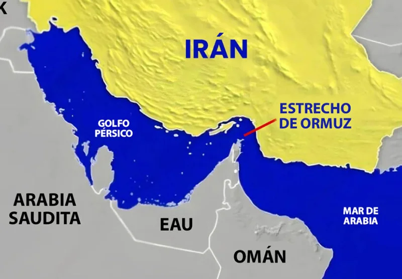 Iran-EstrechoOrmuz-Mapa